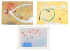Terry Cripps (d. 2025) A group of three abstract works