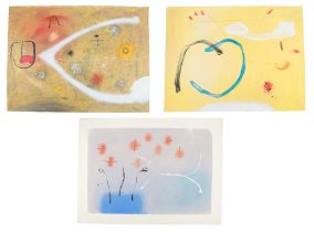 Terry Cripps (d. 2025) A group of three abstract works