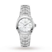 The Watches of Switzerland: TAG Heuer Link Quartz Date Mother Of Pearl 32mm Ladies Watch