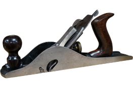 A Stanley No.10 1/4 Carriage Maker’s Rabbet Plane, with original iron, tilting handles and spurs