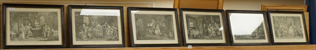 After Hogarth (1697-1764), ‘Marriage a la Mode’, printed for Carrington Bowles, Robert Sayer and