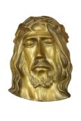 An ‘Ardo Form’ bronze mask of Christ, height 25cm.