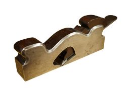 A Spiers steel shoulder plane with rosewood infill, fitted with a 1 3/8” Ibbotson iron, owners