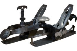 Two compass planes; a Leonard Bailey Victor No.20, together with a Stanley No.113