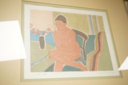 Aldo Salvadori (Italian, 1905-2002) ‘Donna Che Legge’ and ‘Nudo Seduto’, signed and limited