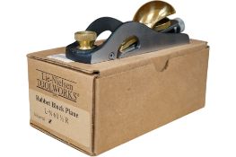 A boxed Lie-Nielsen Toolworks Rabbet Block Plane (L-N 60 1/2R)