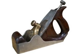 A Norris A51 adjustable steel smoothing plane, stamped with Norris, London to both the brass lever