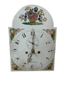 A George III oak eight day longcase clock, marked Tate, Winterton, height 230cm