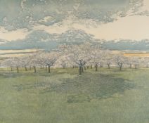 Phil Greenwood (b.1943), ‘Cherry Grove’, signed in pencil and dated ‘82 to the margin, limited