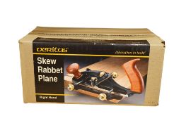 A boxed Veritas Skew Rabbet Plane (Right Hand), in unopened, as new condition