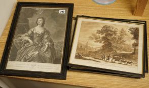 After Claude Lorrain (1604/5-1682), ‘From the Original Drawing in the Collection of the Duke of