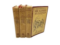 Munnings, Alfred - (The Autobiography), 3 vols.