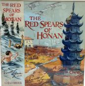Burgess (John Riddle, 1880-1966). A set of four original illustrations and framed dust jacket design