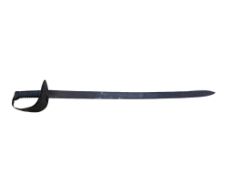 A 19th century boarding cutlass