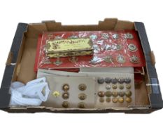 A collection of military cap badges and glengarry badges, etc., including; the Wessex regiment,