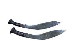 Two Indian kukri