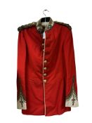 A late 19th century scarlet Staffordshire Regiment jacket