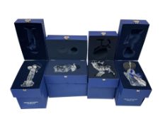 Four Swarovski Crystal glass figures and figurines to include the Magic of Dance, Antonio and