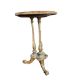 A Victorian giltwood and composition circular wine table with later velvet covered top, diameter - Image 3 of 3