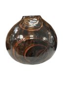 A Studio pottery vase, BL mark, 23cm high.