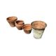 Four terracotta pots, largest diameter 43cm, height 47cm - Image 1 of 2