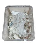 A collection of Victorian ladies fine lace and linen blouses and camisoles.