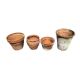 Four terracotta pots, largest diameter 43cm, height 47cm - Image 2 of 2