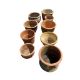 Nine terracotta pots, largest diameter 40cm, height 30cm - Image 2 of 2