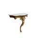 A 19th century French gilt gesso and marble console table, width 96cm, depth 45cm, height 93cm - Image 4 of 4