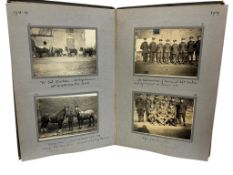 ° ° Photograph Album - World War One, Western Front, approx. 48 images (sm. size) with good ms.