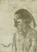 Celia Paul (b.1959), Figural study, signed in pencil to the margin, limited edition 3/15, etching,