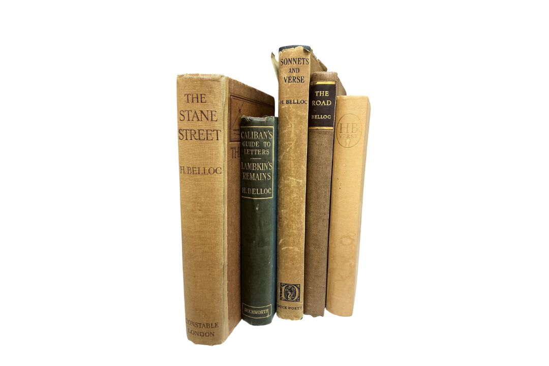 ° ° Belloc, Hilaire - 5 works - The Stane Street: A monograph, half cloth, Constable & Company Ltd., - Image 2 of 2