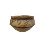 A Chinese Neolithic pottery jar, Banshan type, Yangshao culture, circa 2000 BC, height 10cm,