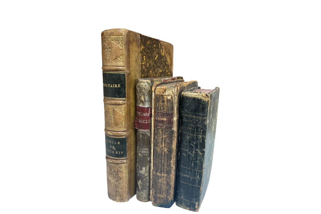 ° ° Florian - Nouvelles. illus with 6 engraved plates. 19th century half black calf over marbled - Image 2 of 2