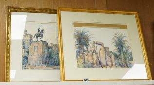 John Drummond (1920-2019), ‘Rao Bika Bikaner’ and one other, each signed, two Orientalist