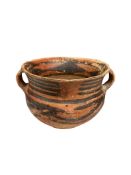 A Chinese Neolithic pottery jar, Machang type, Yangshao culture, circa 2000 BC, height 10cm,