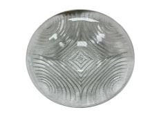 A Lalique Écumes bowl, diameter 25cm.