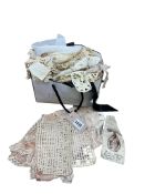 Sewing and textile interest, A collection of 19th century and later lace trims