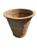 A large terracotta pot, diameter 62cm, height 55cm