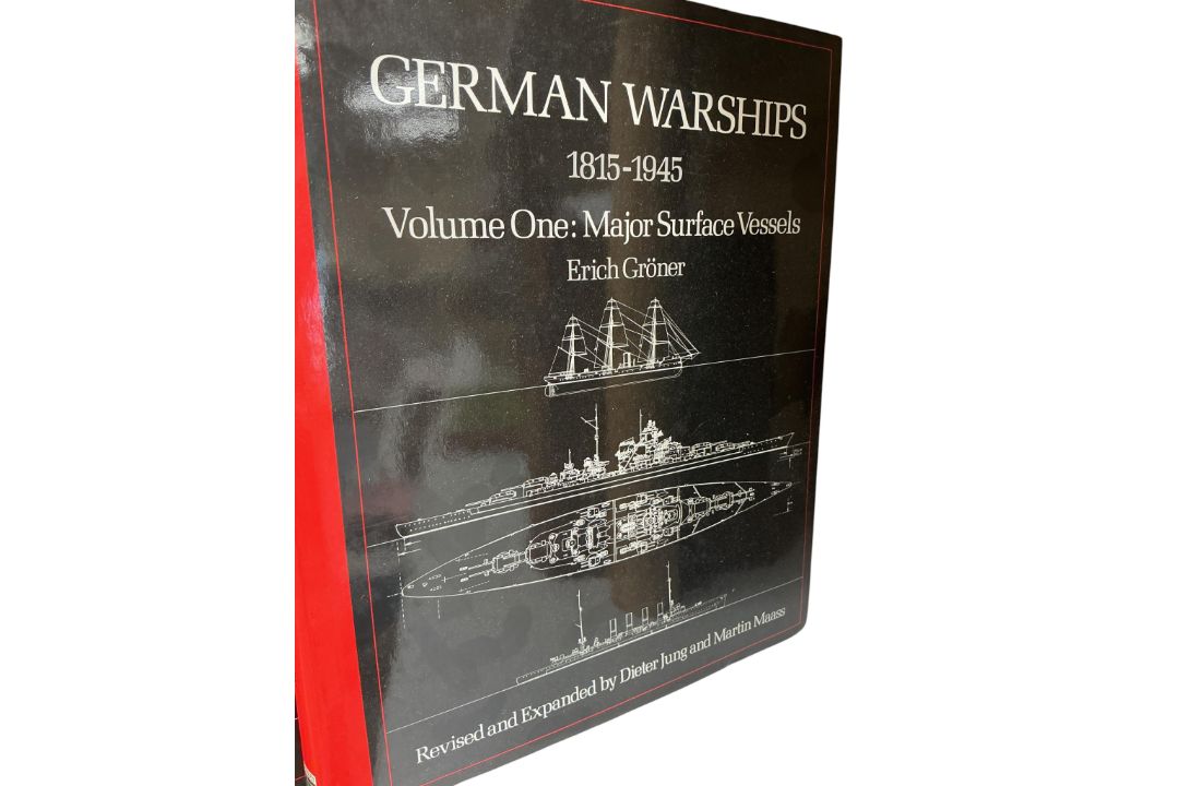 Groner, Erich - German Warships, 1815-1945. .. 2 vols. diagrammatic illus. throughout. publisher's - Image 2 of 2