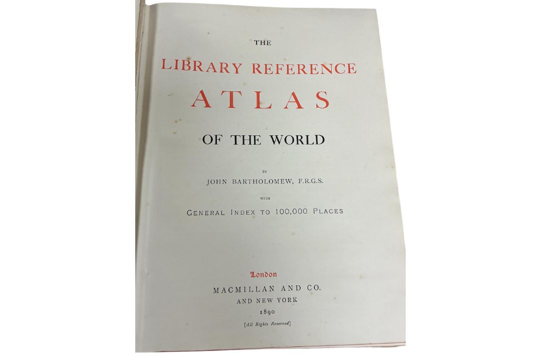 ° ° Bartholomew, John - The Library Reference Atlas of the World. With General index to 100,000 - Image 2 of 2