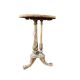 A Victorian giltwood and composition circular wine table with later velvet covered top, diameter - Image 2 of 3