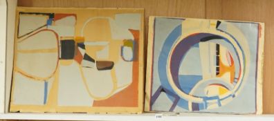 Pamela Scott (b.1937), abstract compositions, each signed in pencil to the margin, one limited