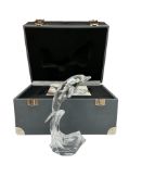A Swarovski crystal glass Maxi Dolphin figurine, with case and booklet, 20cm high