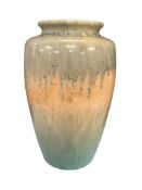 A Ruskin soufflé-glazed vase, dated 1932, height 20cm.