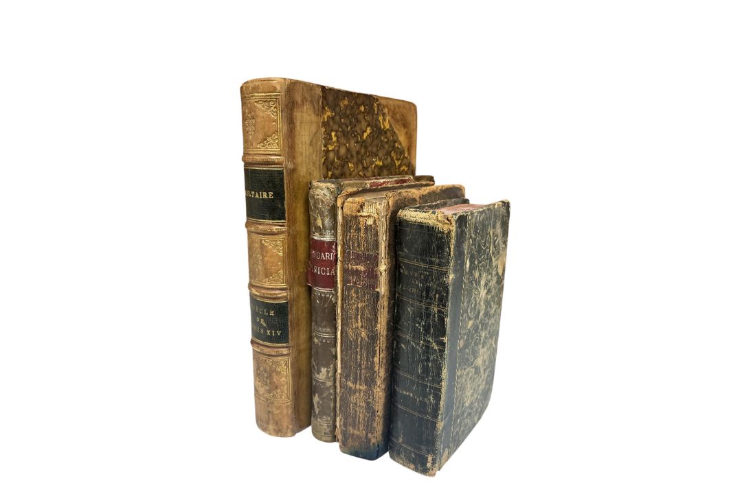 ° ° Florian - Nouvelles. illus with 6 engraved plates. 19th century half black calf over marbled - Image 1 of 2