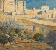 John Drummond (1920-2019), Jaipur Amer Fort, unsigned, watercolour, 49 x 56cm