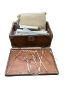 A brass-mounted oak correspondence box belonging to Lady Jane Stanley (daughter of the 11th...