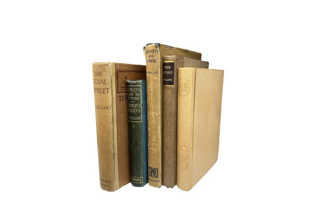 ° ° Belloc, Hilaire - 5 works - The Stane Street: A monograph, half cloth, Constable & Company Ltd., - Image 1 of 2