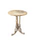 A Victorian giltwood and composition circular wine table with later velvet covered top, diameter - Image 1 of 3
